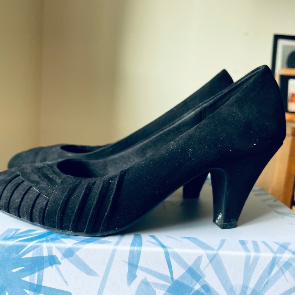 Suede shoes